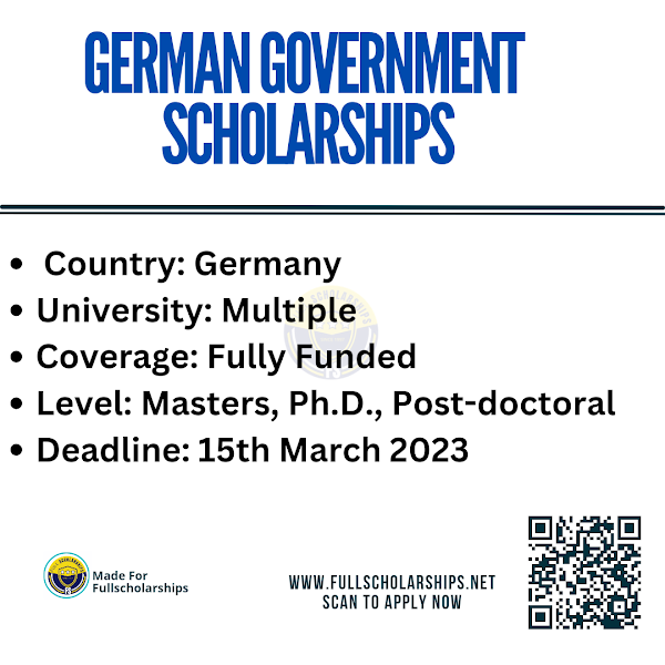 Fully Funded German Government Scholarships Without IELTS - Classpawa ...